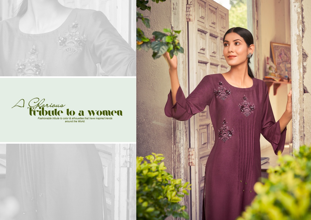 kalroop kajree octavia vol 10 silk astonishing kurti catalog