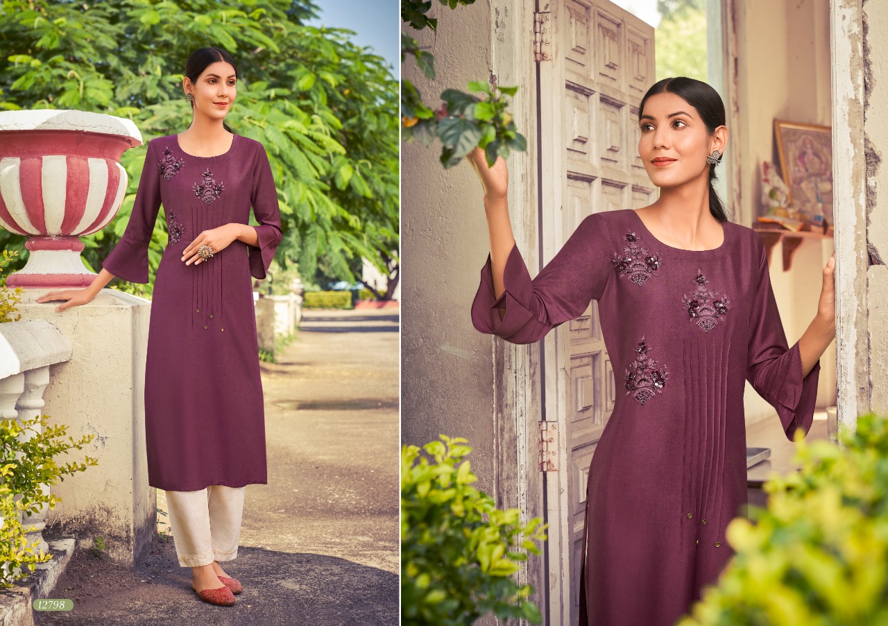 kalroop kajree octavia vol 10 silk astonishing kurti catalog