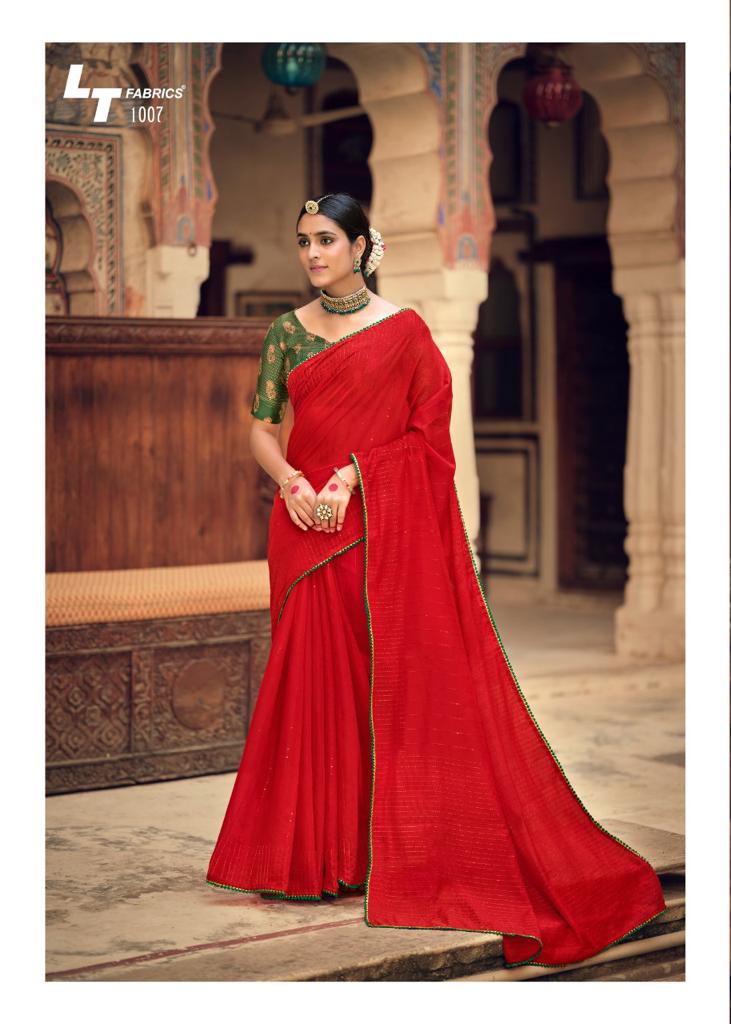 lt fashion zoya chanderi regal look saree catalog