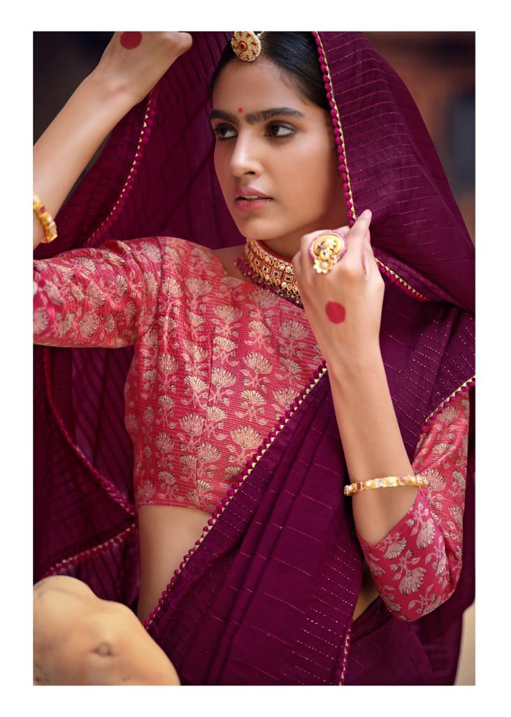 lt fashion zoya chanderi regal look saree catalog