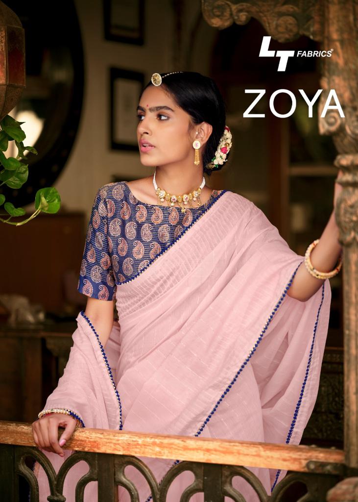 lt fashion zoya chanderi regal look saree catalog