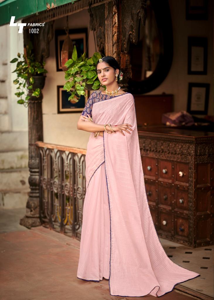 lt fashion zoya chanderi regal look saree catalog