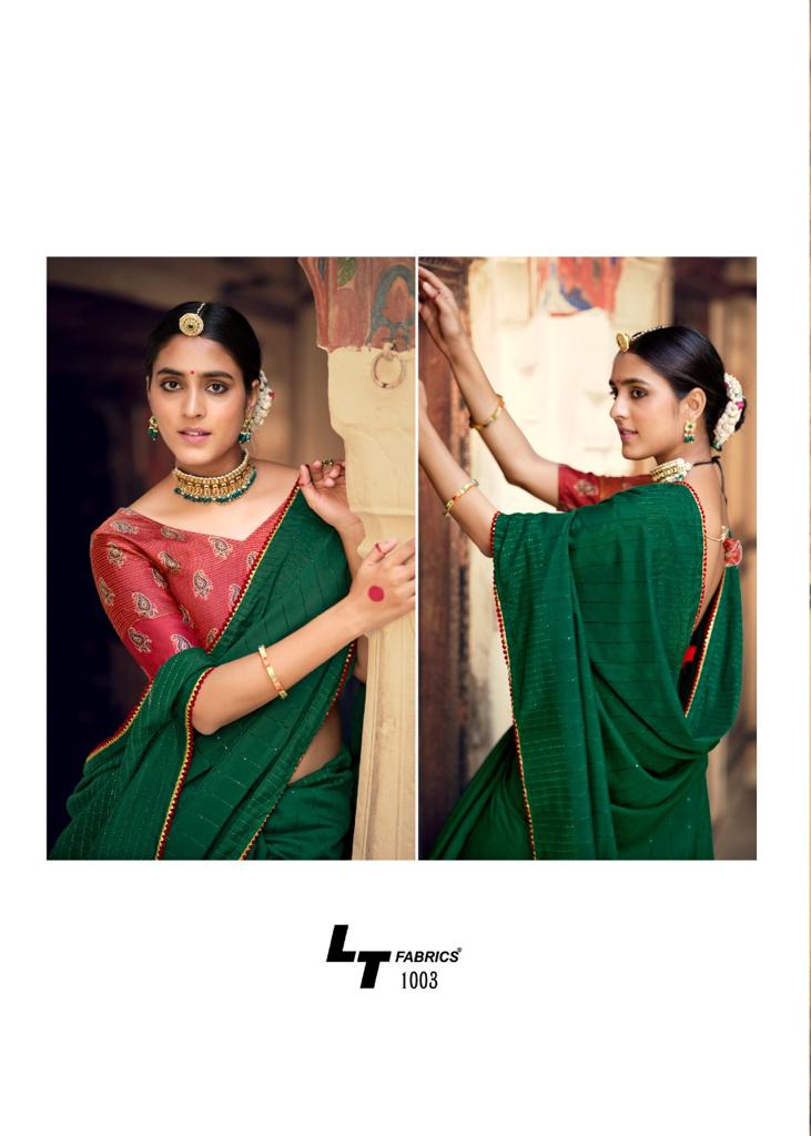 lt fashion zoya chanderi regal look saree catalog