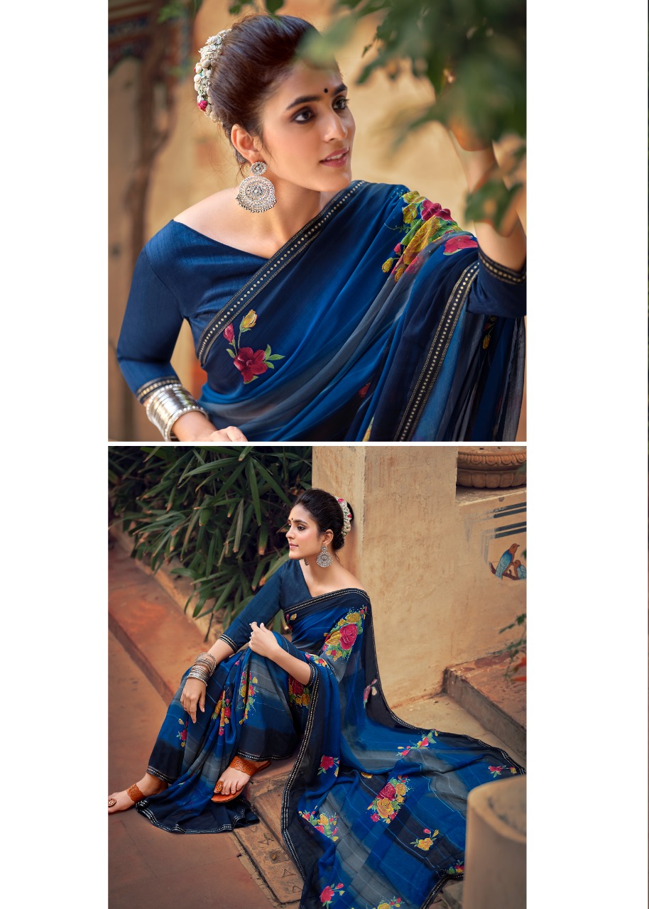 lt kashvi creation janki chiffon beautifull print saree catalog