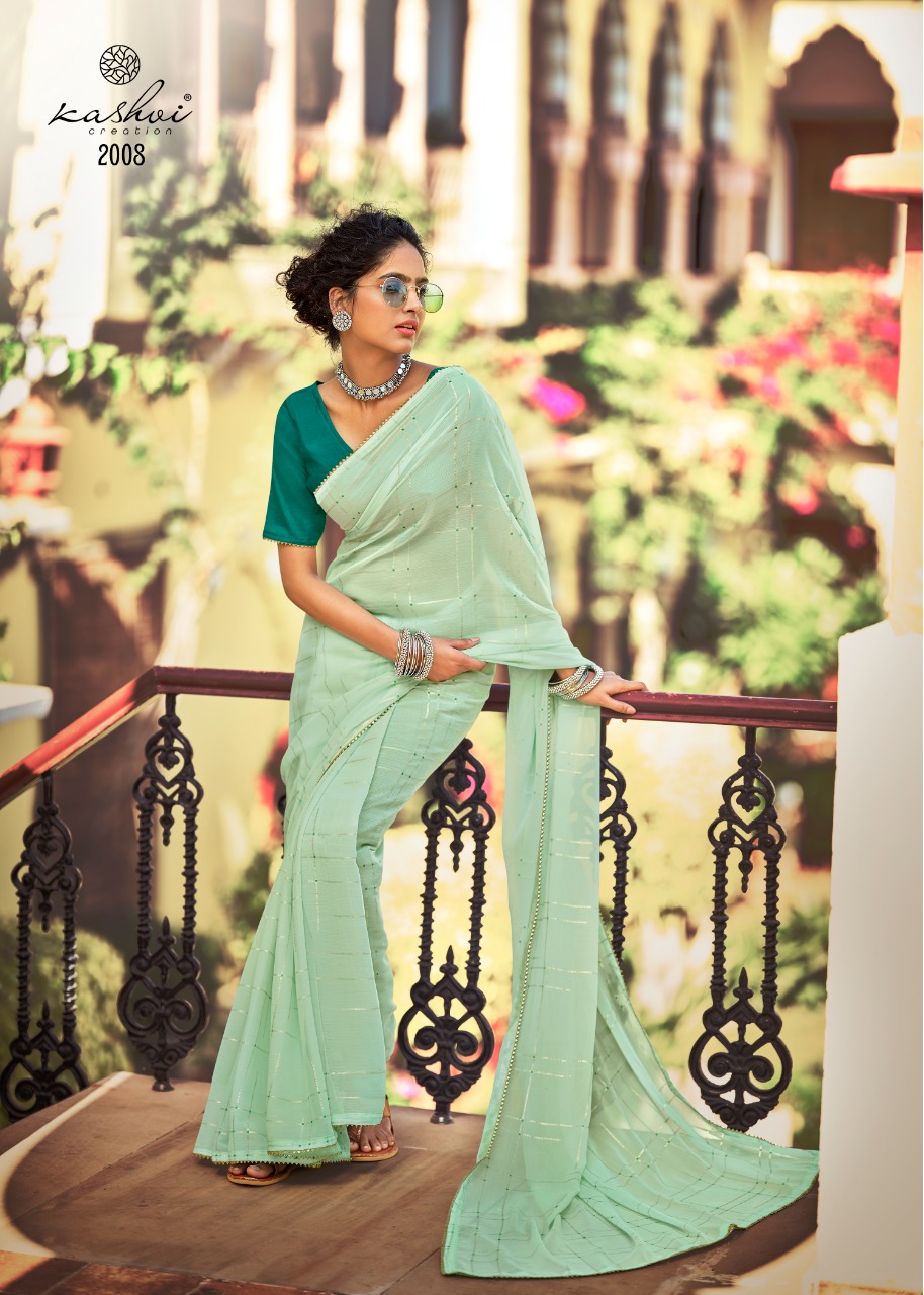 lt kashvi creation maahi chiffon beautifull print saree catalog