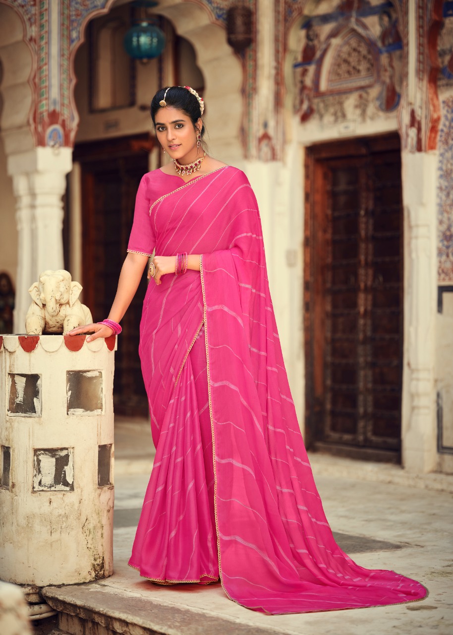 lt kashvi creation niharika chiffon beautiful  saree catalog