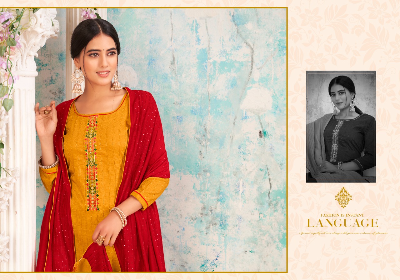 panch ratna aagaman vol 2 silk innovative style salwar suit catalog