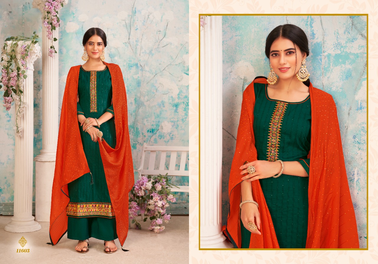 panch ratna aagaman vol 2 silk innovative style salwar suit catalog