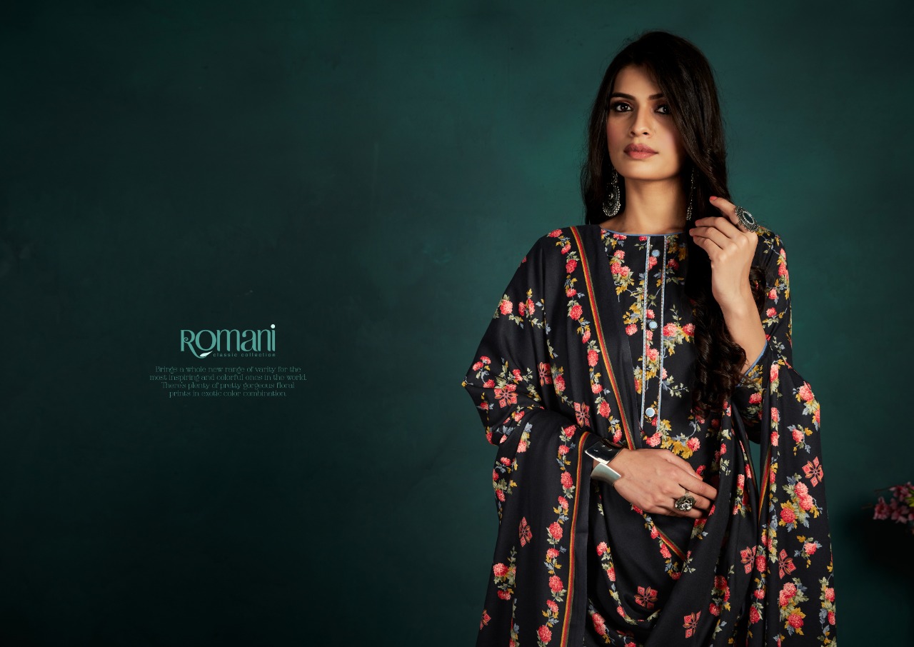 romani flora spun gorgeous look salwar suit catalog