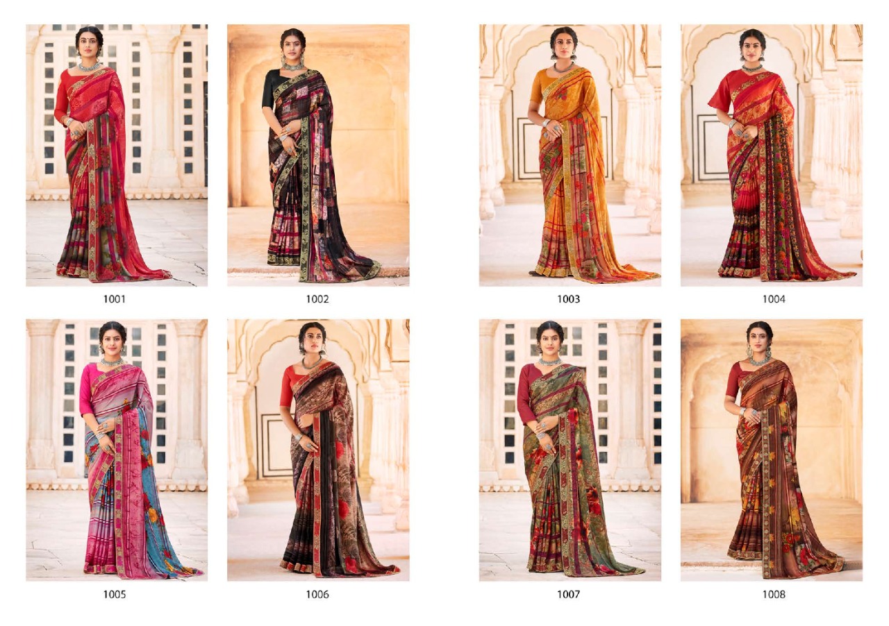 saroj saree Albelee weightless classic trendy look saree catalog