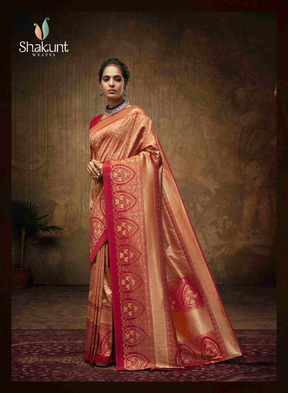 shakunt weaves ashwini art silk regal look saree catalog