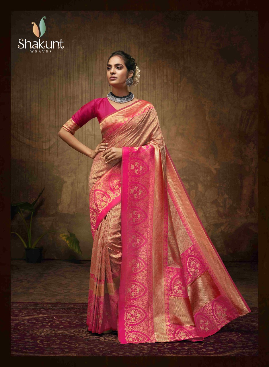 shakunt weaves ashwini art silk regal look saree catalog