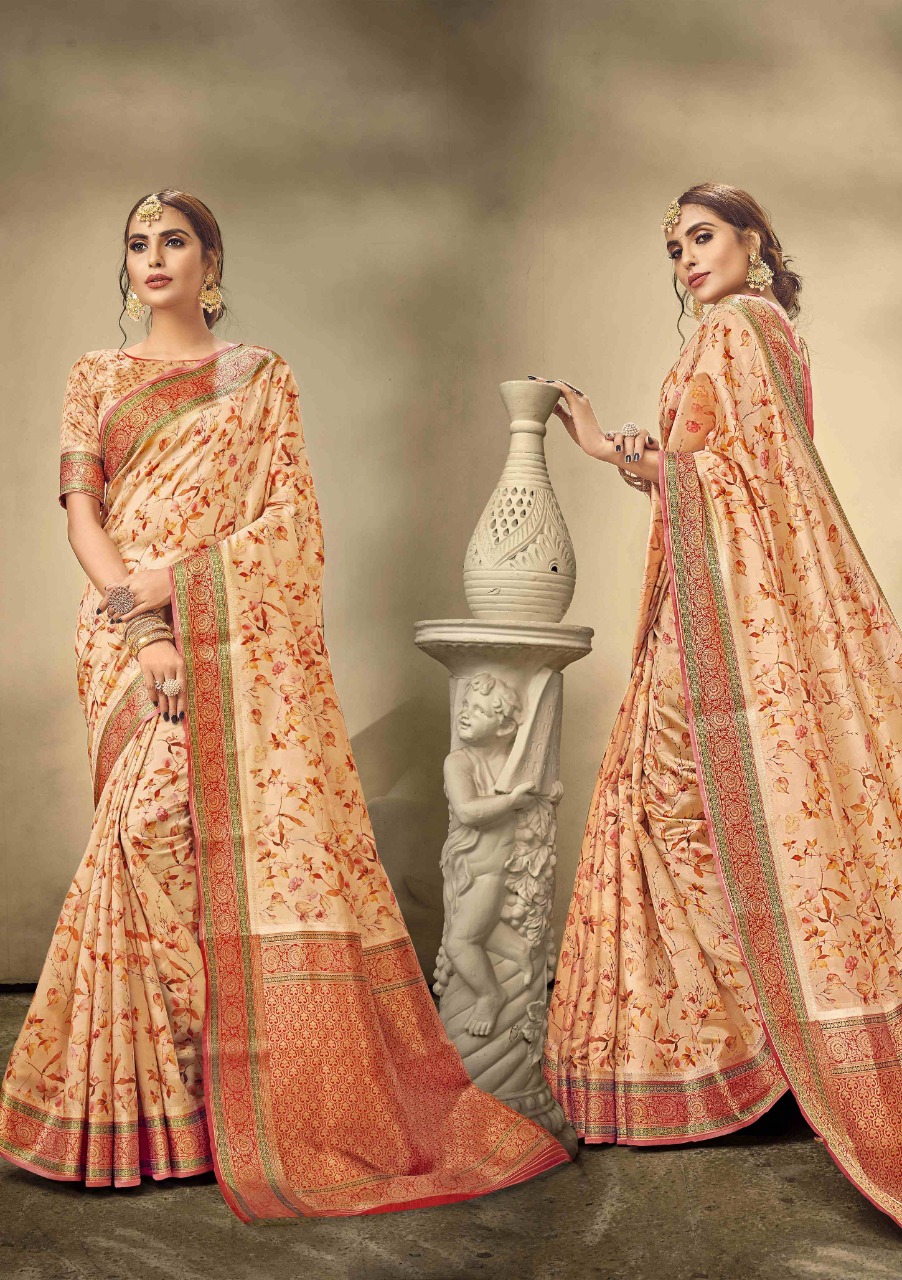 shakunt weaves Divyalaxmi silk gorgeous digital print  saree catalog