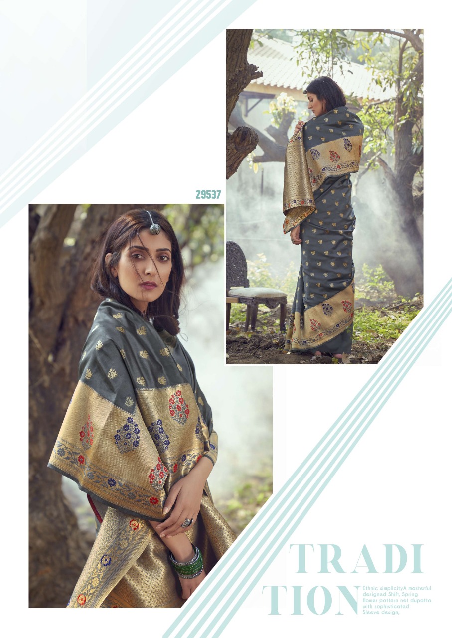 shakunt weaves Kamalam art silk elegant look sarees catalog