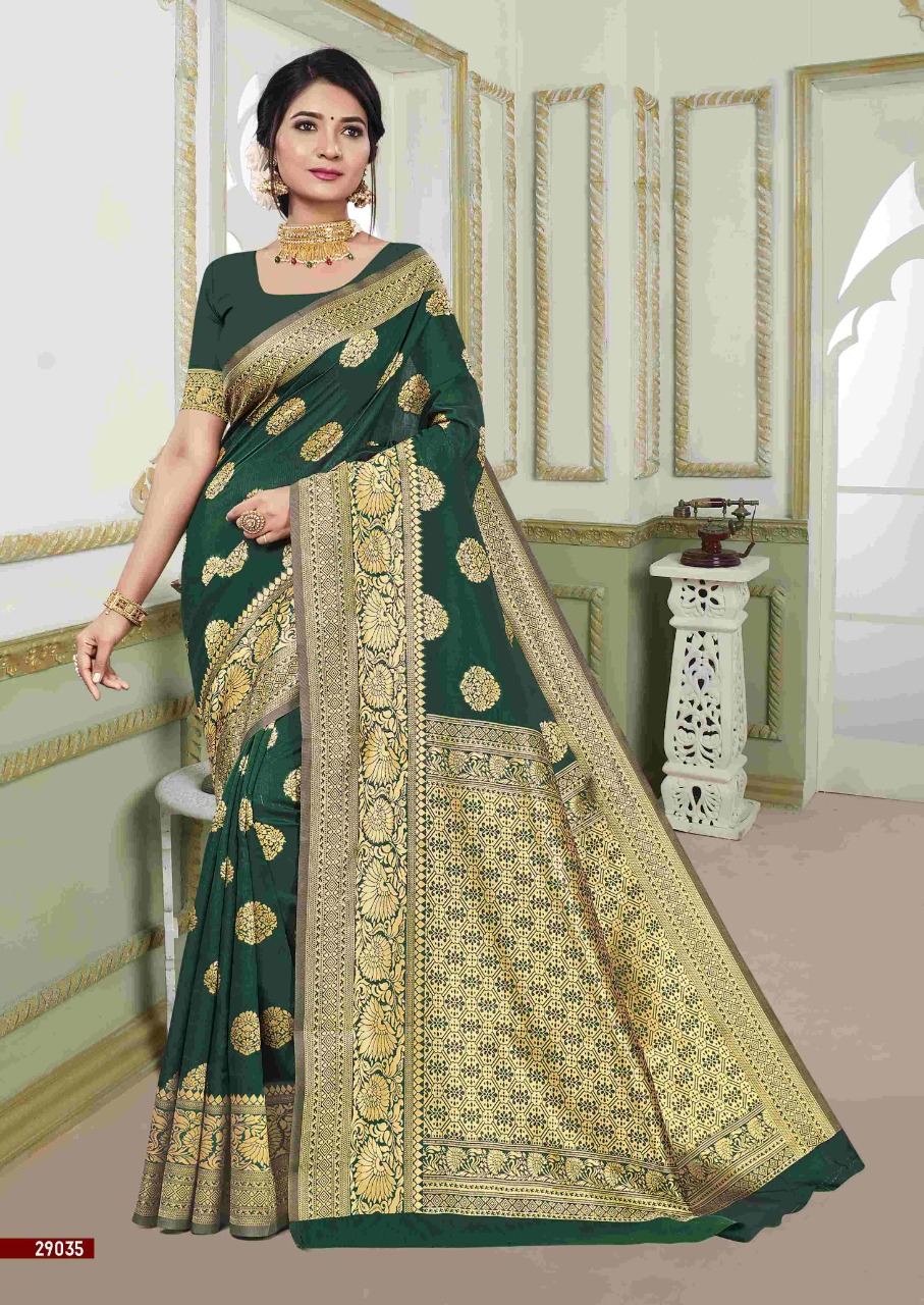 shakunt weaves Mayurika art silk innovative look saree catalog