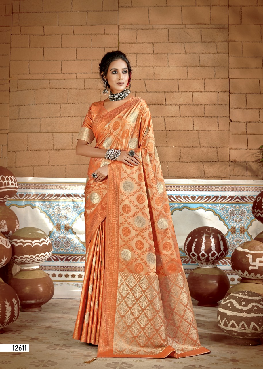 shakunt weaves sks fancy 1010 silk gorgeous look saree catalog