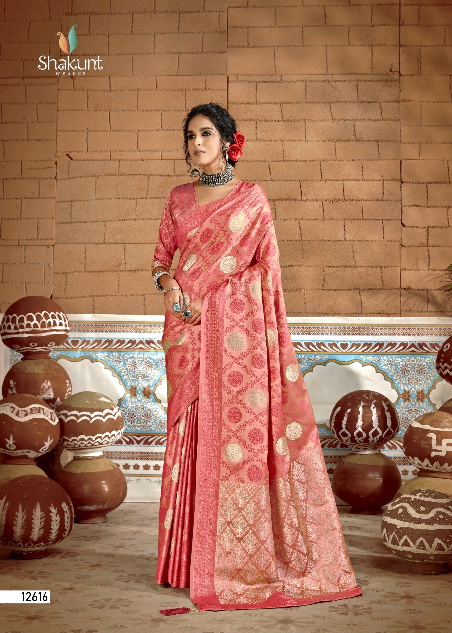 shakunt weaves sks fancy 1010 silk gorgeous look saree catalog