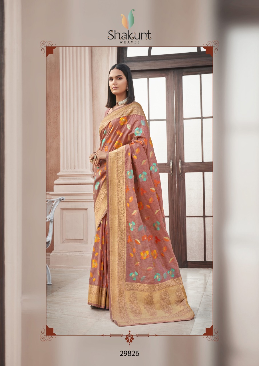 shakunt weaves sks fancy 1016 silk festive look saree catalog