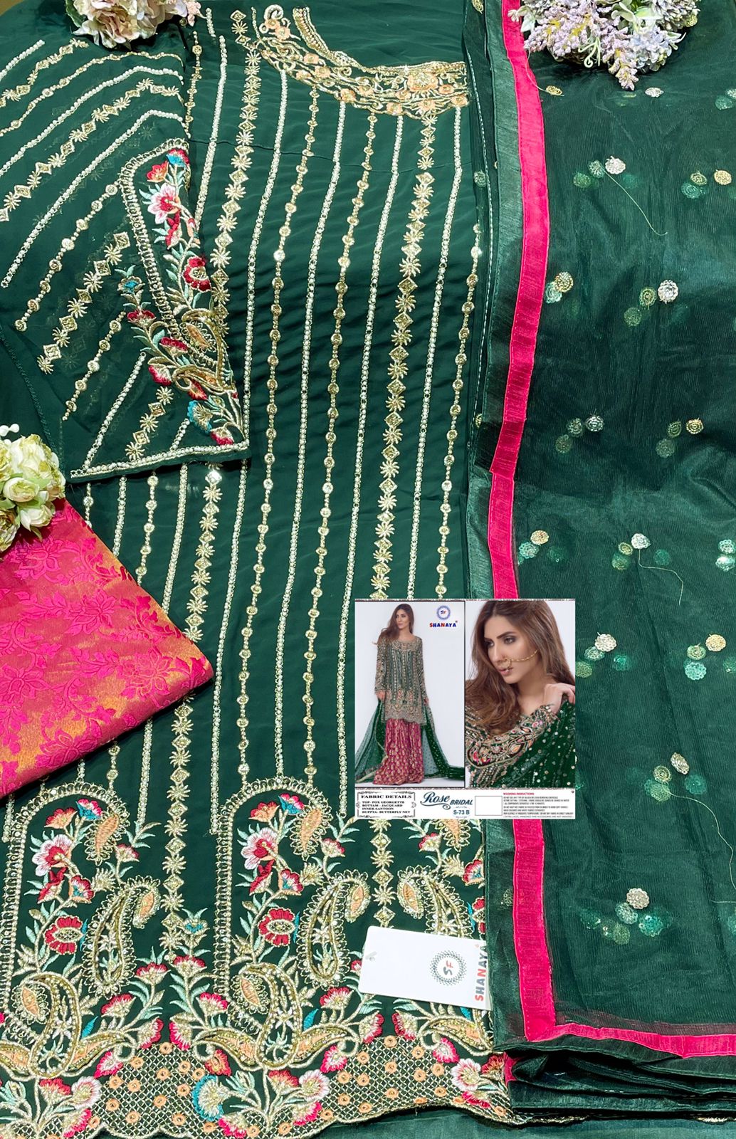 shanaya rose bridel s 73 colours georgette gorgeous look salwar suit catalog