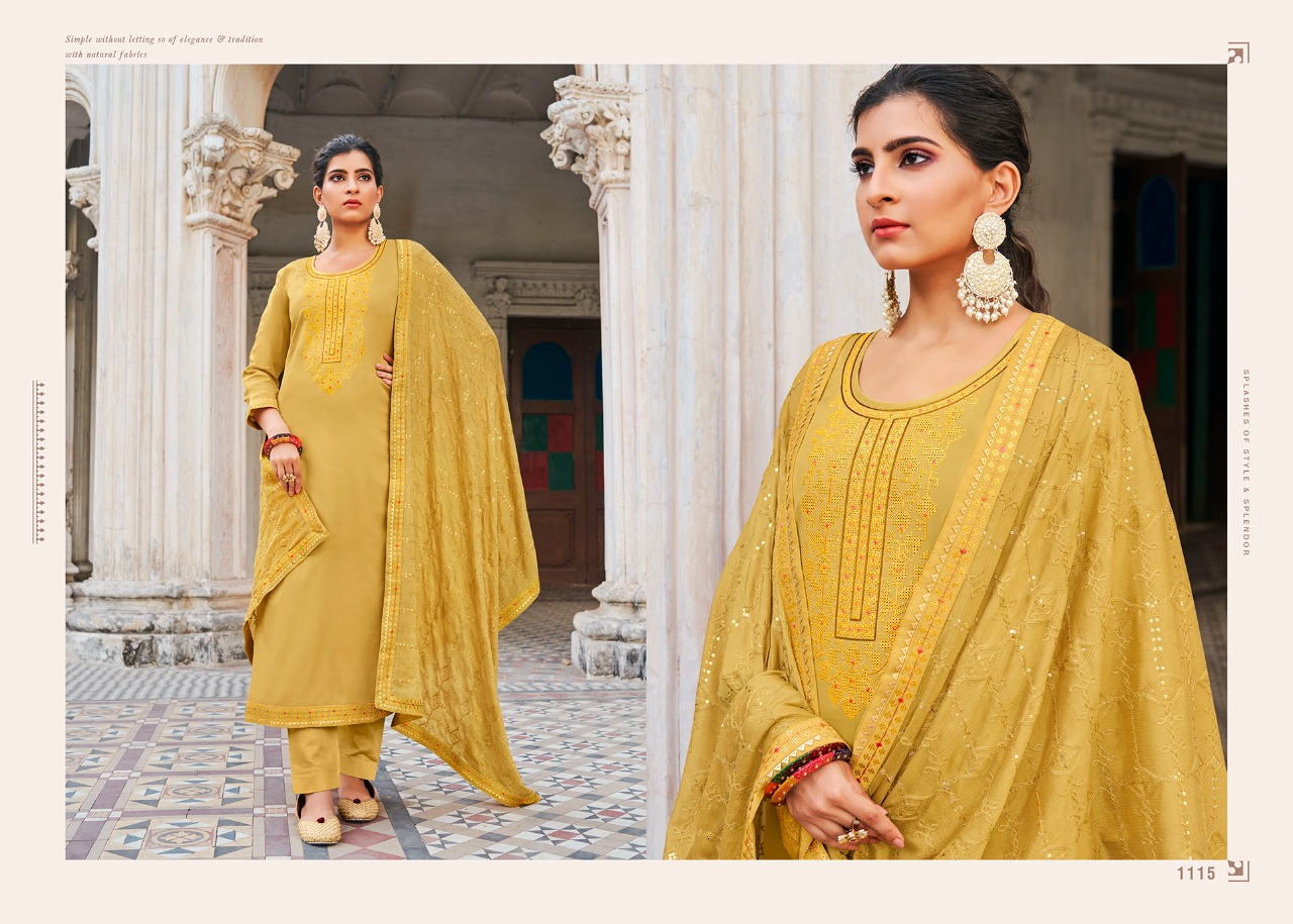 triple aaa kara silk regal look salwar suit catalog