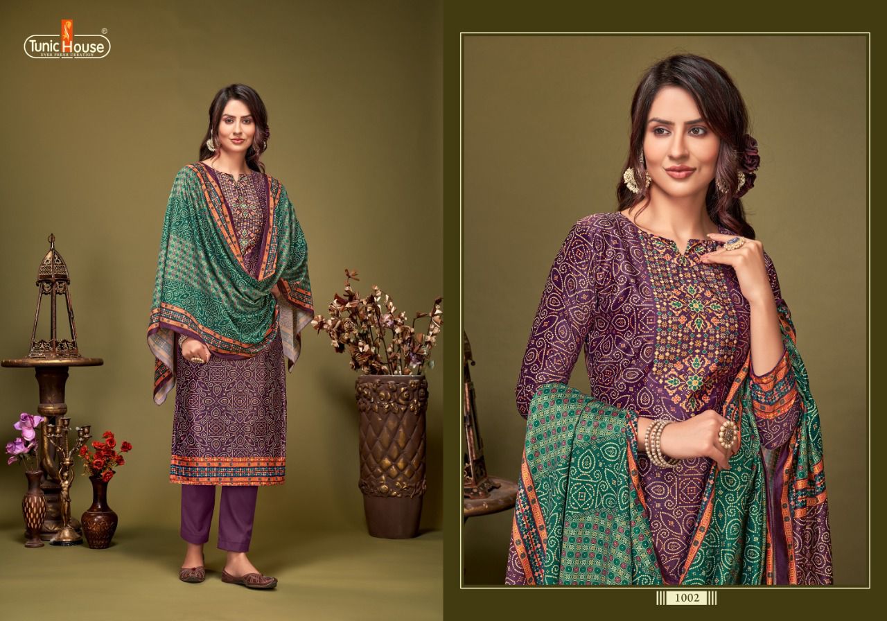 tunic house annika velvet  festive look salwar suit catalog