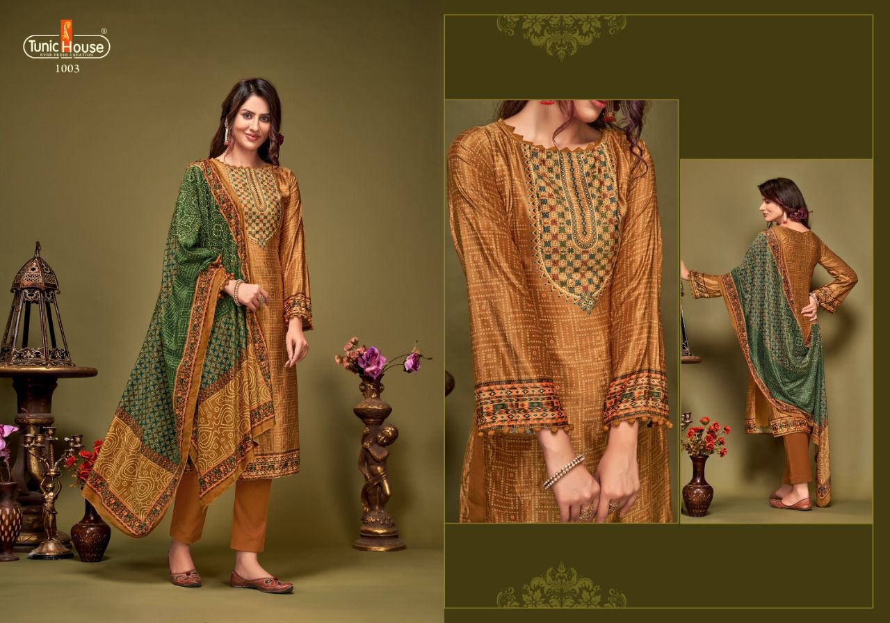 tunic house annika velvet  festive look salwar suit catalog