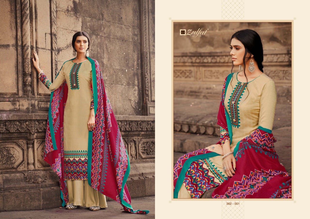 zulfat designer suit winter shine pashmina exclusive print salwar suit catalog