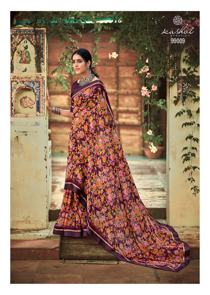 lt kashvi creation phulwari weightless beautifull print saree catalog