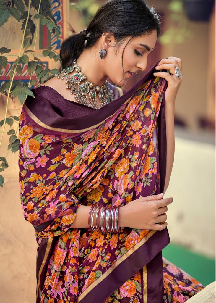 lt kashvi creation phulwari weightless beautifull print saree catalog