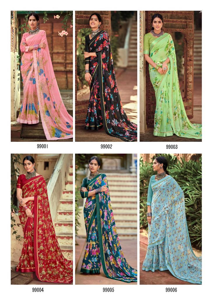 lt kashvi creation phulwari weightless beautifull print saree catalog