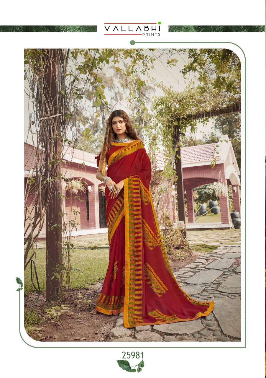 vallabhi print morni vol 6 dhani print exclusive print saree catalog