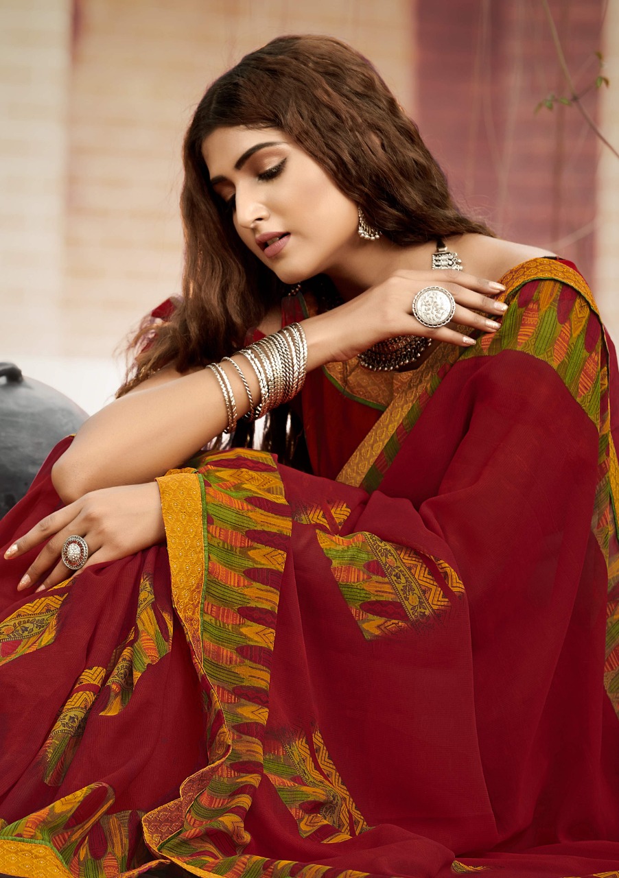 vallabhi print morni vol 6 dhani print exclusive print saree catalog