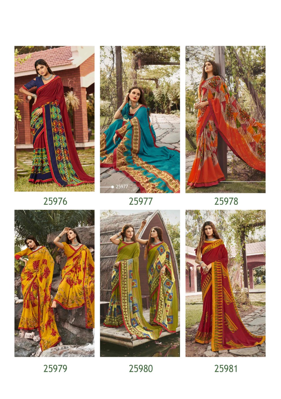 vallabhi print morni vol 6 dhani print exclusive print saree catalog