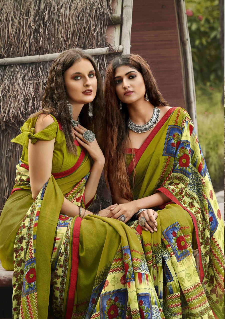 vallabhi print morni vol 6 dhani print exclusive print saree catalog