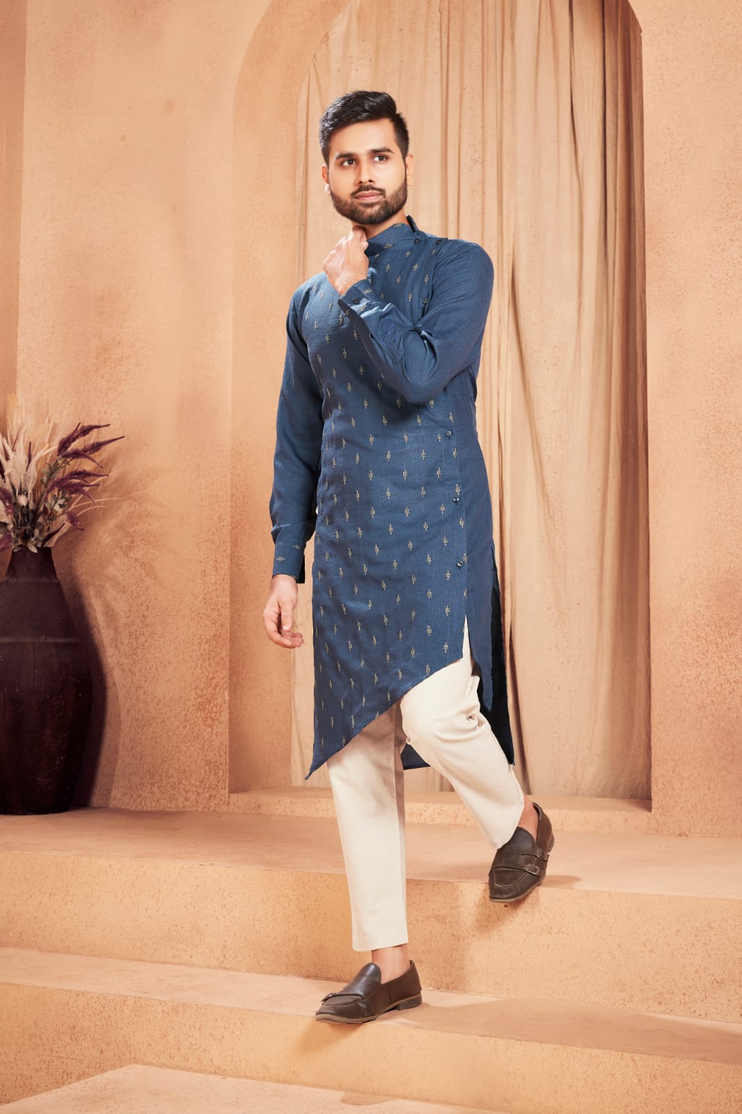 Banwery Fashion Father and son cotton stylish look kurta payejama catalog