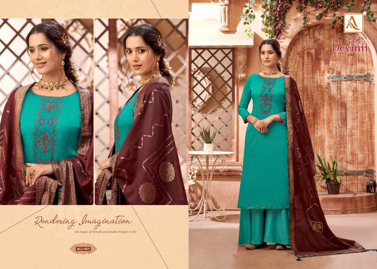 alok suit devmii cotton  astonishing salwar suit catalog