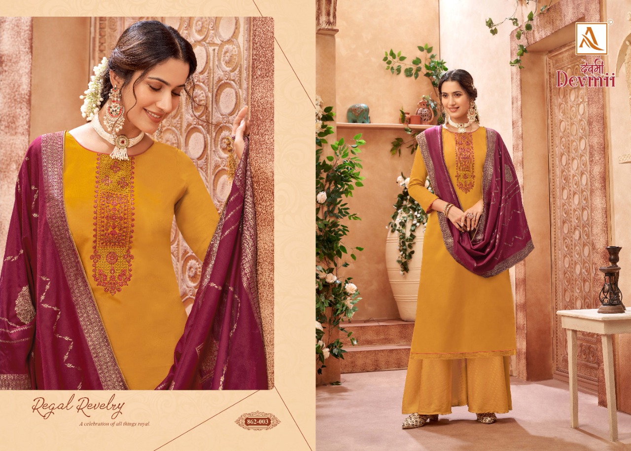 alok suit devmii cotton  astonishing salwar suit catalog