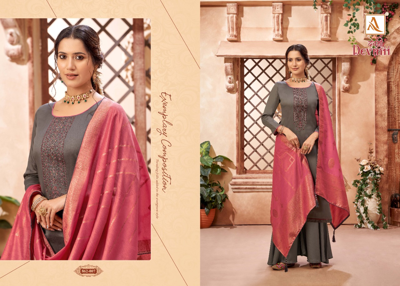 alok suit devmii cotton  astonishing salwar suit catalog