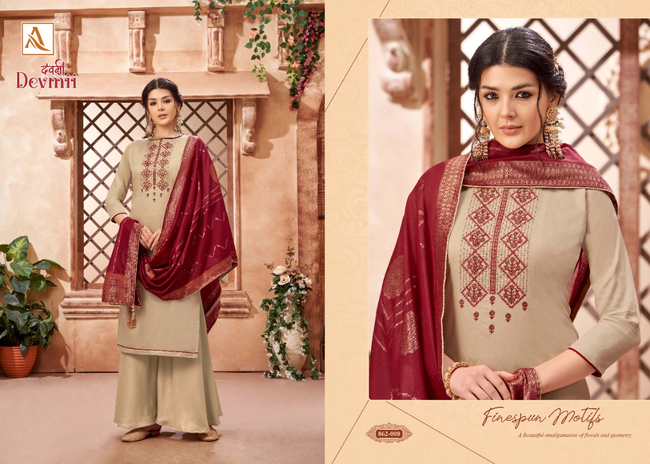 alok suit devmii cotton  astonishing salwar suit catalog