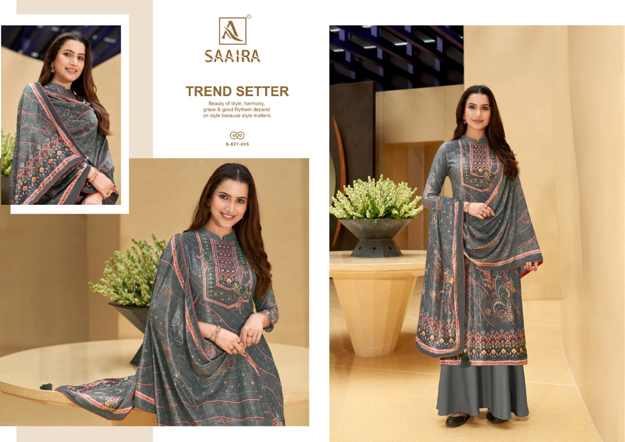 alok suit saaira viscose exclusive print salwar suit catalog