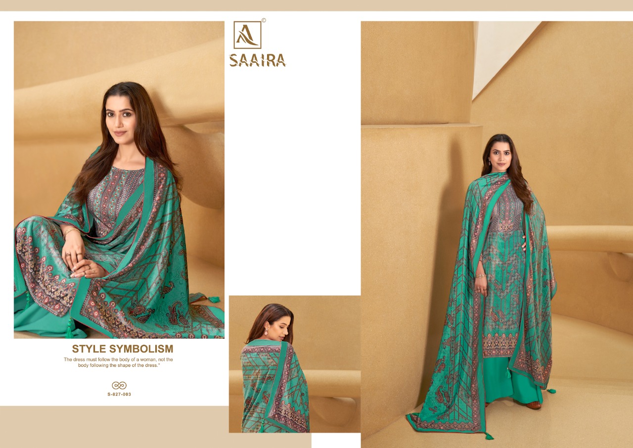 alok suit saaira viscose exclusive print salwar suit catalog