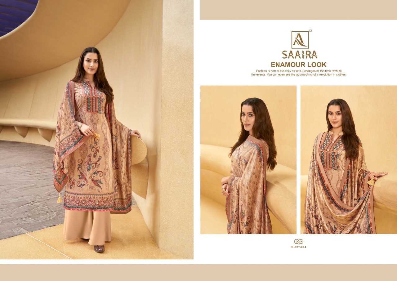 alok suit saaira viscose exclusive print salwar suit catalog