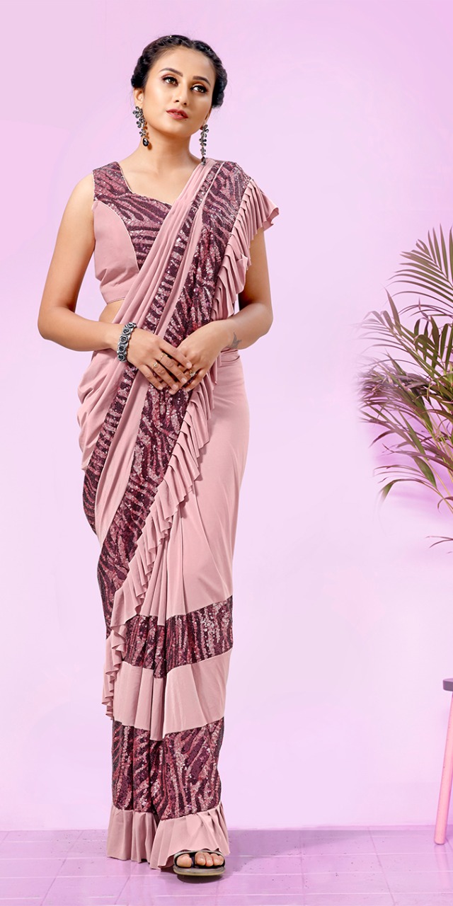 amoha trendz d no 101832 lycra classic look saree catalog