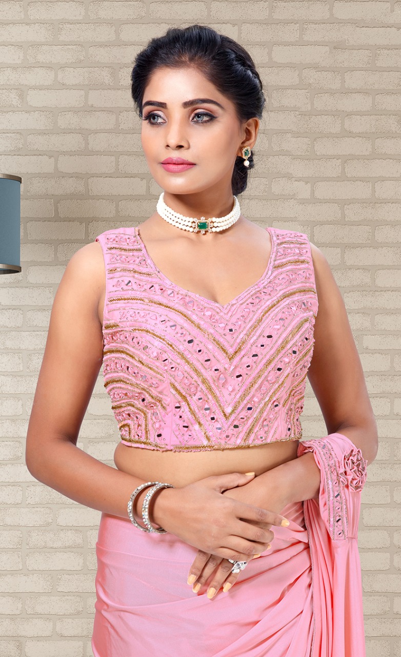 amoha trendz Design No 1015542 Imported Lycra exclusive look saree catalog