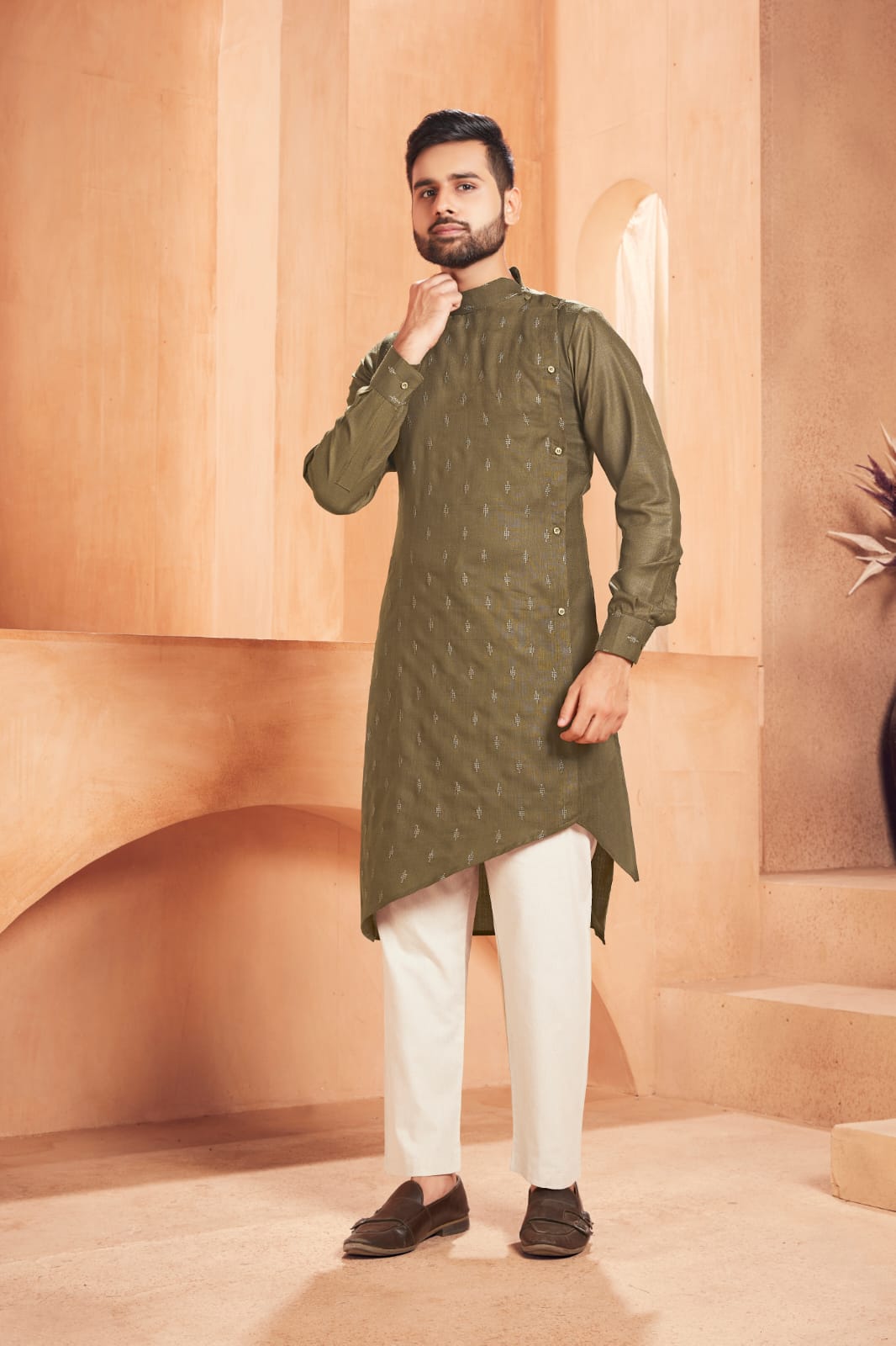 Banwery Fashion Father and son cotton stylish look kurta payejama catalog