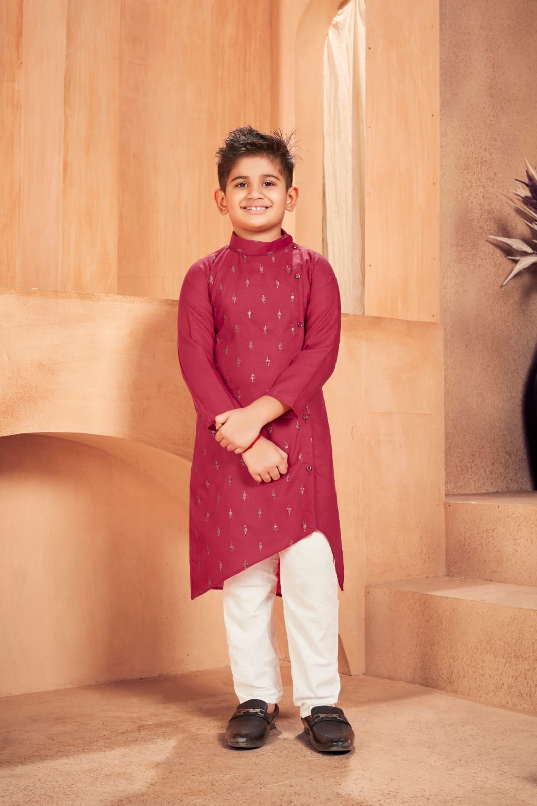 Banwery Fashion Father and son cotton stylish look kurta payejama catalog