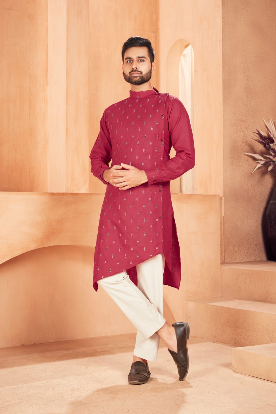 Banwery Fashion Father and son cotton stylish look kurta payejama catalog