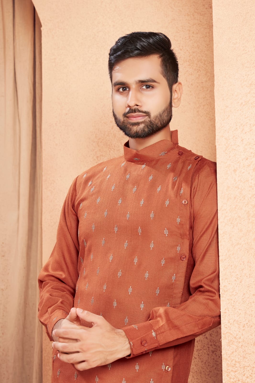 Banwery Fashion Father and son cotton stylish look kurta payejama catalog