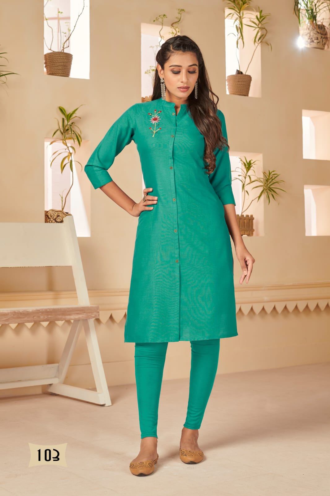 Banwery Fashion sundri cotton decent look kurti catalog