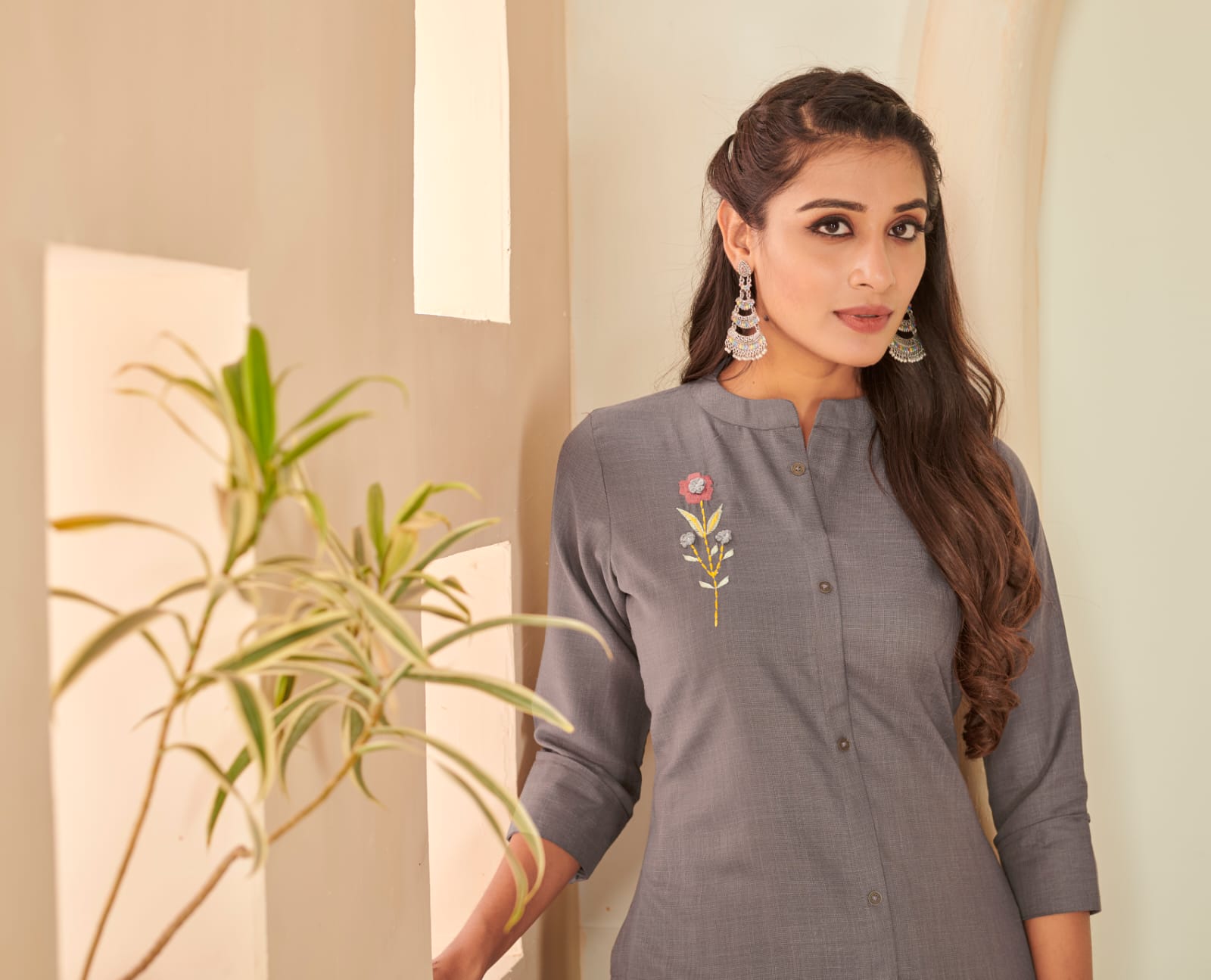 Banwery Fashion sundri cotton decent look kurti catalog